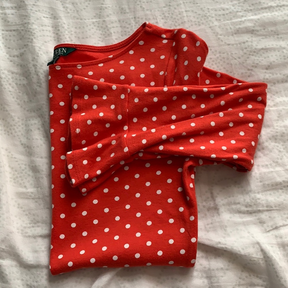 RALPH LAUREN 3/4 sleeve top